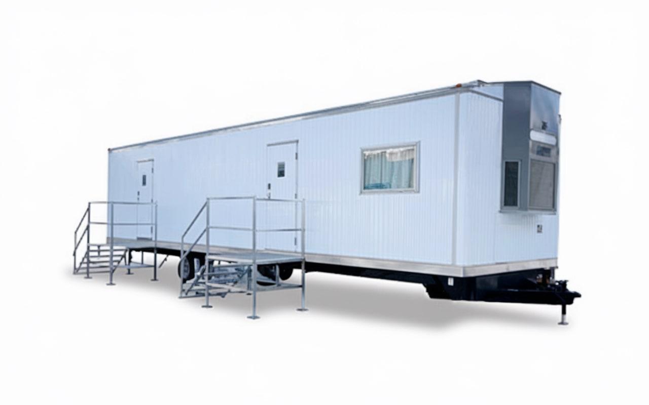 delivery and installation of office trailers can typically be completed within a few weeks